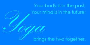 Yoga today @ 3.30 in the Native Studies Room