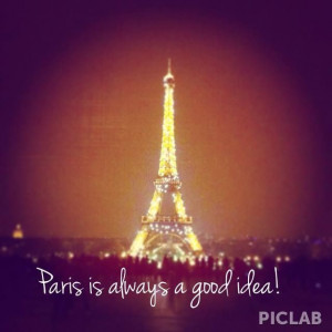 Paris is always a good idea- Sabrina movie quote