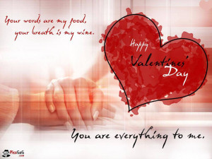 Valentine wallpaper with love quotes to say