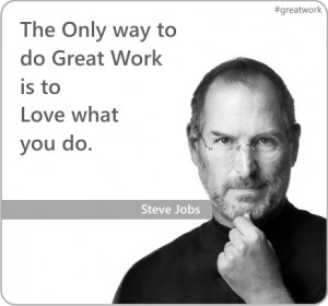 steve jobs quote love what you do