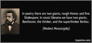 More Modest Mussorgsky Quotes