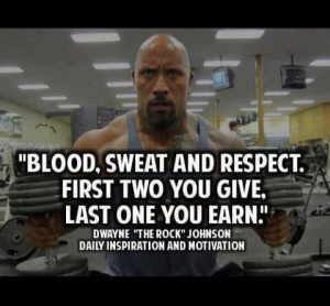 Diet and Exercise Motivation: “Blood, sweat and respect. First two ...