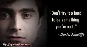 Daniel Radcliffe quote. #Celebrity #quote