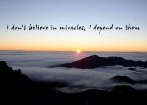 Haleakala Perfection Quote Photograph