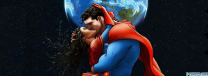 superman kissing superwoman facebook cover