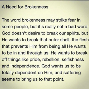 Learning dependence on God