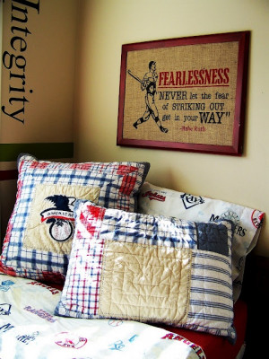 Krystal Wescott- I love this saying for a baseball themed room. For ...
