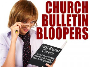 Funny Church Bulletin Bloopers