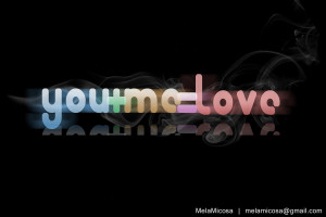 you plus me equals love by melamicosa