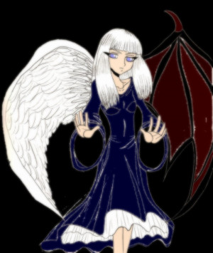 Half Angel Half Demon by Natas-67 on deviantART