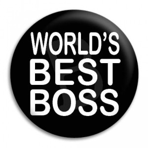 Home World's Best Boss Button Badge