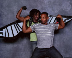 cosplay best day ever he is so cute Falcon NEVER EVER anthony mackie ...