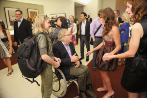 Regan Hockenberry her father Journalist John Hockenberry and founder