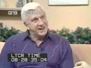 Leslie Nielsen farted on Morning show ^_^