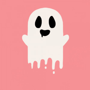 cute, ghost, goth, halloween, kawaii, pastel, pink, spooky