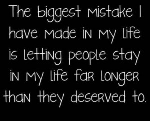 Tough lesson to learn