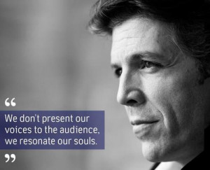 Love this quote from Thomas Hampson!