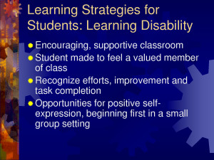 Strategies for Students with a Learning Disability