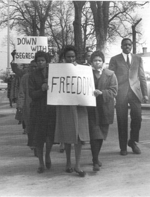 More than 1,000 students march against segregation, and in support of ...