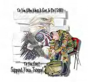 Support our troops...past, present, future.