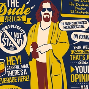 The Big Lebowski The Dude Quote Funny T Shirt