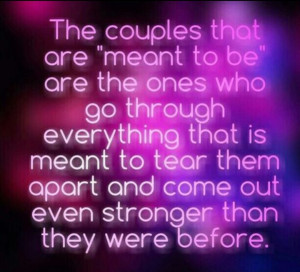 True love conquers all obstacles..