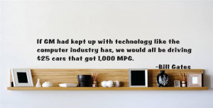 Details about Bill Gates Quote | Computer Vinyl Wall Decal | Home ...