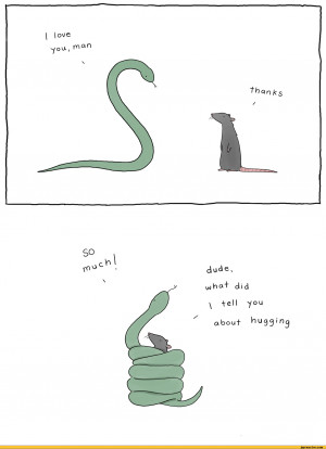 lizclimo :: snake :: hug :: mouse :: comics (funny comics & strips ...