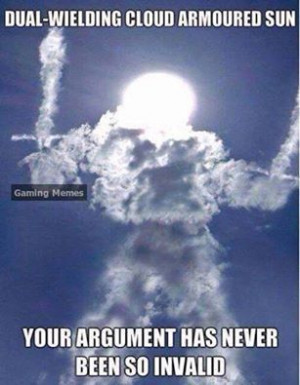 deem your argument to be invalid.