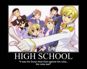 anime ouran high school host club character back takashi mori ...