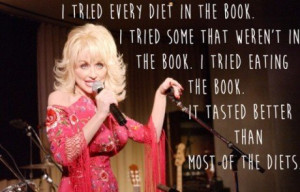 Dolly Parton on dieting