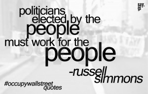 occupy wall street quote by russell simmons by TheSayGi