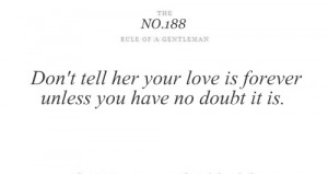 Dont tell her – Tips & Rules Quote
