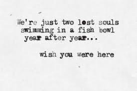 Wish you were here- Pink Floyd