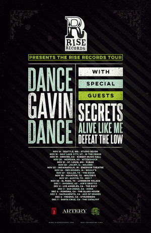 Onsale Now - Dance Gavin Dance, Secrets, Alive Like Me, Defeat the Low ...