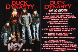 Image detail for -Duck Dynasty Top Ten Quotes T-shirt | - a sharing ...