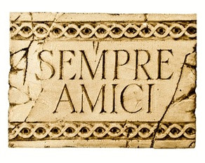 ... italian wall sign sempre amici sign sempre amici plaque italian wall