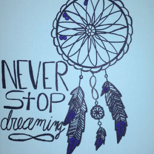 Dream Catcher - Dream - With Space Printed Frame and 