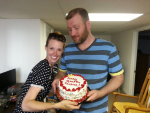 My soon to be ex-wife brought me a cake for my birthday today...