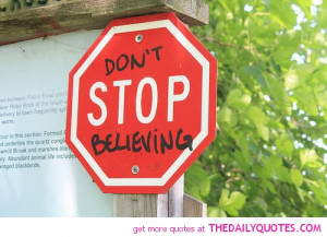 Don’t Stop Believing