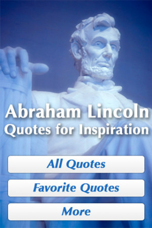 Download Abraham Lincoln Quotes for Inspiration iPhone iPad iOS