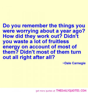 Quotations About Worry...