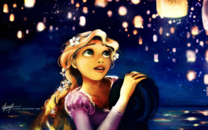 Disney Princess Rapunzel candles