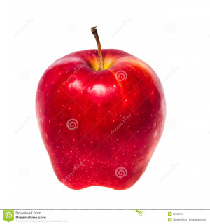 Green Apple Fruits Isolated