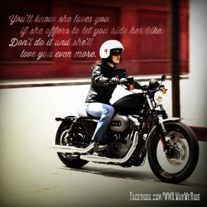 May is Women Riders Month! Here’s to all the female riders out there ...