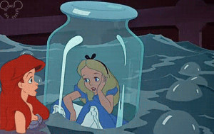 disney Alice In Wonderland alice the little mermaid ariel mermaid ...