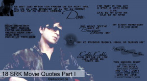 SRK Movie-Quotes Brush Set I by SRKAddict