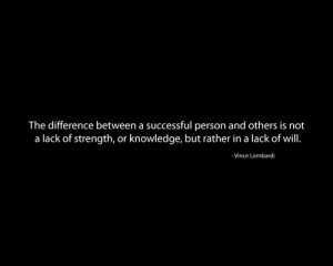 Will quotes text only Vince Lombardi black background - Wallpaper (...