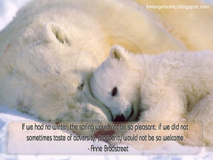 one kind word can warm three winter months winter must be cold for ...