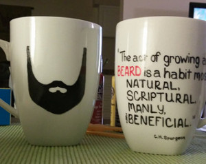 Beard Mug - Spurgeon Quote - Custom izable - Hand Painted - Made to ...